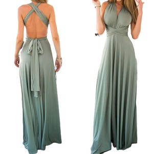 2025 मल्टी-वियर मल्टी स्ट्रिंग क्रॉस बैकलेस सेक्सी बैंड लंबे कपड़े - Product Image 2