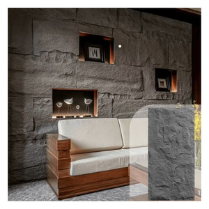 Paneles de pared pu pared de piedra artificial impermeable de lujo un panel una pared roca de imitación - Product Image 4