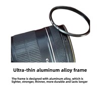 Filtre noir souple en verre 82 mm pour appareil photo reflex numérique, idéal pour la photographie de portrait - Stock usine