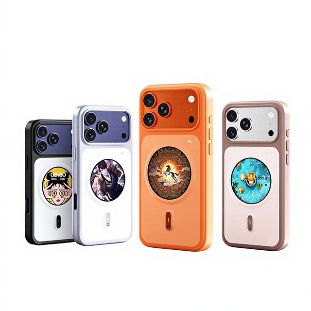 RK-14I AI Phone case New Arrival New Trend Smart Phone Case with Smart Screen Remote Control for iPhone 17promax