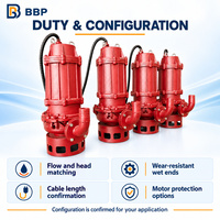 Pompa Lumpur Submersible BBP QSZ High Flow Heavy Duty untuk Pengerukan Pasir, Pompa Lumpur Submersible untuk Pertambangan dan Drainase Limbah
