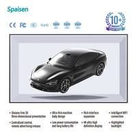 Affichage numérique 3D Android SPAISEN, écran LCD 3D ultra-fin, écran tactile 4K sans lunettes pour les expositions muséales, utilisation dans les ascenseurs