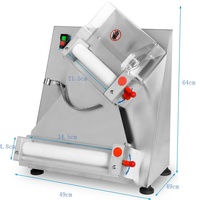 Professionele Keuken Bakkerij 3-15 Inch Pizza Brooddeeg Basis Korst Pers Roller Sheeter Moulder Voormalige Maker Machine