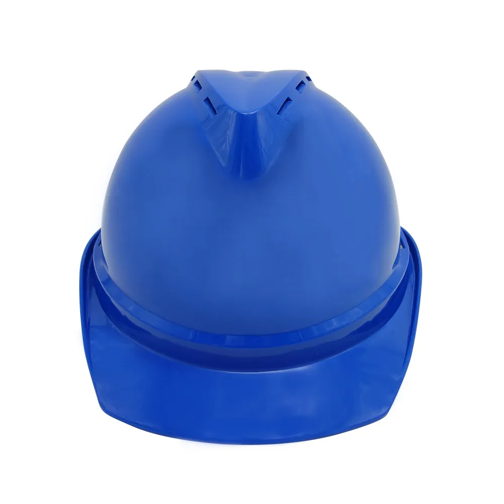 Plastiques renforcés HBC Mentonnière réglable Protection de la tête Construction Casque de sécurité CE EN397 Casque de sécurité industrielle