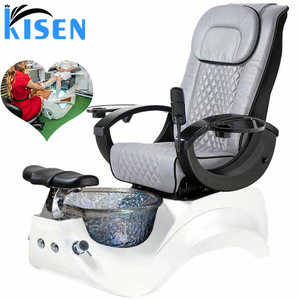 Sillón de Pedicura y Masaje Ajustable de Acero Inoxidable de Lujo KISEN con Hidromasaje para Salón de Uñas, Estación de Manicura y Pedicura - Product Image 4