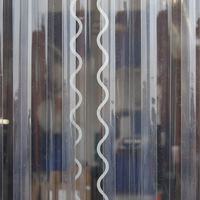 Rouleau de film plastique transparent pour rideau de bande, 2 mm, thermoformable, pour porte de chambre froide, autres types, autres caractéristiques