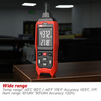 TASI TA622A thermomètre numérique portable hygrothermographe hygromètre en plastique température et humidité mètre OEM et ODM pris en charge