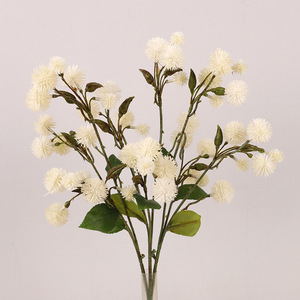 Baies d'éryngium artificielles simulées pour la décoration intérieure, 3 branches, haute simulation, couleur rouge orangé - Product Image 2