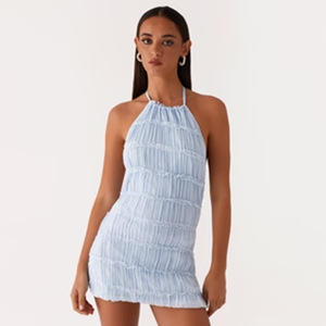 Phụ Nữ Của Quần Áo Phụ Nữ Thanh Lịch Tính Khí Dresses Hở-Trở Lại Pleated Vải Cá Nhân Sexy Ăn Mặc Thoáng Khí Ren-Up Hip Váy - Product Image 3