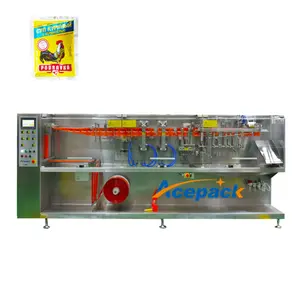 High capacity double head filling sachet making filling sealig machine fully automatic pouch packing line