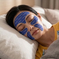 Patchs Hydrogel Personnalisés pour les Yeux et les Rides du Sourire, Masque de Nuit Antidérapant qui Soulage et Adoucit les Rides
