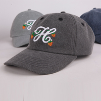 Casquette de baseball en coton lavé vintage de haute qualité, broderie personnalisée, style rétro 6 panneaux, casquette déstructurée pour papa, streetwear décontracté