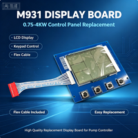Aksesoris Papan Utama + Panel Layar LCD Cocok untuk M931 380V 0.75-4KW OEM Kotak Kontrol Pompa Limbah Cerdas Otomatis Penuh