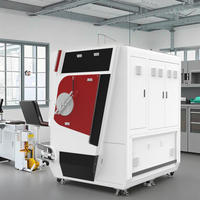 Mesin cetak penanda Laser 3D logam industri presisi tinggi peralatan Laser industri