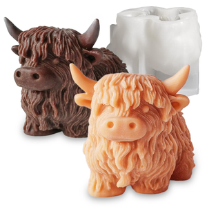 Popular Yak Highland Yak Aromatherapy Candle <b>Mold</b> Gypsum Candle Silicone <b>Mold</b> - Product Image 1