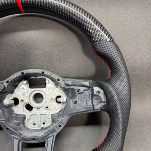 Volant <span class=keywords><strong>sport</strong></span> en fibre de carbone pour <span class=keywords><strong>Golf</strong></span> <span class=keywords><strong>6</strong></span> GTI MK7 MK6 MK5 MK4 GTS GTI <span class=keywords><strong>GTD</strong></span>, possibilité de moderniser le modèle ancien vers le nouveau - Product Image 2