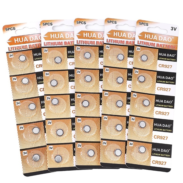 Cuanen Cr 927 3 V Lithium 3volt Watches Batteries in Li-ion Button Cell Battery Cr927 3v