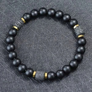 <span class=keywords><strong>Bracelet</strong></span> en pierre œil <span class=keywords><strong>de</strong></span> tigre naturel vintage, pierre volcanique cylindrique, diffuseur d'huile essentielle <span class=keywords><strong>de</strong></span> <span class=keywords><strong>lave</strong></span>, <span class=keywords><strong>bracelet</strong></span> pour hommes et femmes - Product Image 2