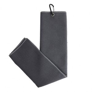 Serviette de golf en microfibre personnalisable, haute absorption, écologique, pour enfants, séchage rapide, rectangulaire, brodée, tricotée, couleur unie, tissée - Product Image 1