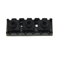 Kunci senar logam gitar hitam 43mm kualitas tinggi untuk Floyd Rose Locking Nut Neck gitar Tremolo Bridge
