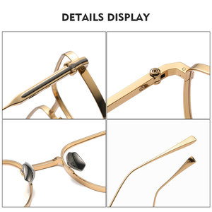 80984 Hàn Quốc retro <span class=keywords><strong>Titanium</strong></span> Khung kính quang học kính khung - Product Image 6