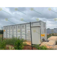 Banque d'énergie de stockage d'énergie par batterie du système solaire sur réseau 500KW PCS et 1MWH 2MWH ou capacité personnalisée
