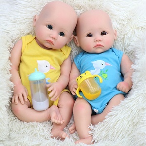 Poupées Reborn Artisanales de Haute Qualité de 18 Pouces, Jouets Souples pour Filles Nouveau-nées, Modèle de Mode, Corps Entièrement en Silicone, Peau Peinte en 3D, Lavable - Product Image 5