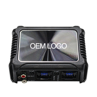 Amplificateur de voiture 6 canaux classe AB avec module DSP intégré, puissance maximale 4x100W, réponse en fréquence 10Hz-30kHz, haut-parleur audio, subwoofer