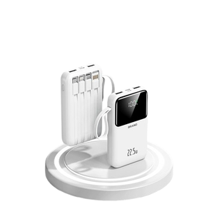 เครื่องปรับอากาศพกพาขนาดเล็ก 5000mAh ชาร์จซ้ำได้ พร้อมไฟ LED ยี่ห้อเสี่ยวหมี่ มีหน้าจอ ชาร์จเร็ว 20000mAh สำหรับโน้ตบุ๊ก 40000 พร้อมปลั๊ก AC พาวเวอร์แบงค์ - Product Image 4