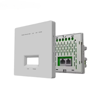 Panel XPON ONU PAC 86 dengan 1GE LAN, 1POTS VOIP Port, Dual Mode GPON EPON ONT, Terminal Serat Optik untuk Pemasangan di Dinding, untuk Proyek FTTH Hotel