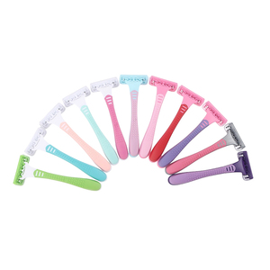 Factory Custom Disposable Flexible <b>Blade</b> Head Various Color Non-slip Women's <b>Razor</b> Triple <b>Blade</b> Shaving <b>Razor</b> for Face Underarm - Product Image 3