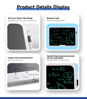Tablette graphique numérique LCD pour écriture et dessin, écran d'écriture électronique, bloc-notes magique