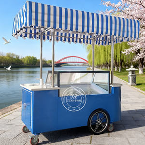 2026 Commercial Frozen Mexican Italian Ice-cream Ice Cream Van Truck <strong>for</strong> <strong>Sale</strong> Push Cart Bike Wheel With Freezer <strong>Uk</strong> Tricycle - Product Image 4