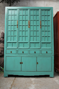 Muebles de <span class=keywords><strong>aparador</strong></span> de gabinete tallado de madera reciclada Vintage antiguo chino - Product Image 3
