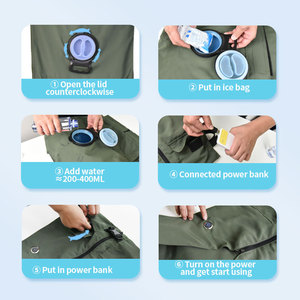 Gilet di raffreddamento estivo ciclo di circolazione aria condizionata nuova tuta per lavoro a freddo gilet ghiaccio <span class=keywords><strong>acqua</strong></span> <span class=keywords><strong>terapia</strong></span> di riabilitazione - Product Image 6