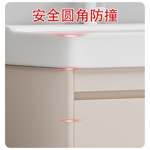 Mueble de Baño Italiano de Titanio y Aluminio con Diseño de Panal de Abeja y Lavabo Cerámico de una Pieza - Product Image 4