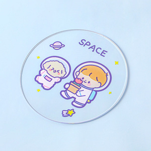 ที่รองแก้วอะคริลิคใสลายการ์ตูนแก้วน้ำดื่มอะคริลิคใส - Product Image 6