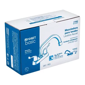 Miscelatore Master con 24 unità 4 'per lavabo, tubolare, maniglie a leva - Product Image 4