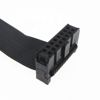 Câble plat flexible de haute qualité AWM2651, conducteur en cuivre toronné PVC arc-en-ciel/gris, 300V, 28AWG, 2x8, 16 broches, pas de 1,27 mm