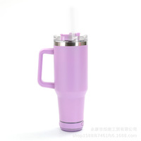 Gobelet intelligent numérique en acier inoxydable de 40 oz, écologique, pour eau bouillante, avec couvercle musical portable et paille, pour la maison et le bureau