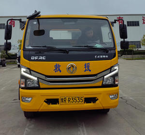 Camión Grúa de <span class=keywords><strong>Plataforma</strong></span> Plana Diésel Foton Usado Barato de 3-15 Toneladas con Cabrestante Hidráulico 4x2 y Transmisión Manual en Venta - Product Image 3