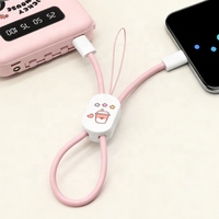 Cordón Antipérdida Dos en Uno para Teléfono Móvil, Nuevo de Fábrica 2026, Cable de Datos Tipo-C con Carga Rápida PD60W para iPhone 16 17