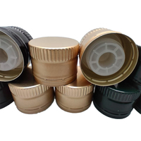 Offre Spéciale 31.5*24mm bouteille verseur couvercles bouchon de bouteille fermeture huile d'olive bouchons à vis en aluminium pour bouteille d'huile d'olive