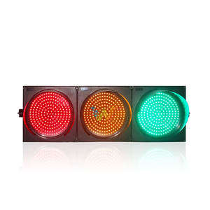 Feux de signalisation LED 3 couleurs, fabricant de Shenzhen, 400mm - Product Image 2