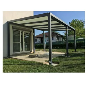 Deutsche beliebte Aluminium-Patioüberdachung Polycarbonat-Terrassendach Bucht für Alu Terrassenüberdachung