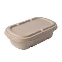 Senang02 nouveau produit pâte à papier écologique avec couvercle, sac à emporter, boîte à Bento biodégradable, récipient pour aliments, sucre