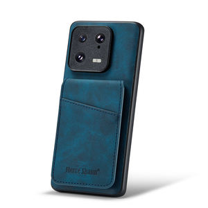 Compatible pour <span class=keywords><strong>XiaoMi</strong></span> 13/pro RedMI Note12pro + étui portefeuille avec porte-carte, étui de téléphone en cuir housse de protection à rabat carte de crédit - Product Image 1