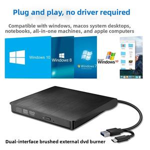 <span class=keywords><strong>Lecteur</strong></span> optique <span class=keywords><strong>externe</strong></span> <span class=keywords><strong>USB</strong></span> 3.0 pour ordinateur portable, graveur de DVD mobile, <span class=keywords><strong>lecteur</strong></span> <span class=keywords><strong>Blu</strong></span>-<span class=keywords><strong>ray</strong></span> BD, 2 Mo de cache, type tiroir - Product Image 3