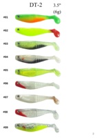WZ DT-2 Leurre souple artificiel en plastique pour la pêche, vente en gros, personnalisable, directement de l'usine, meilleures ventes