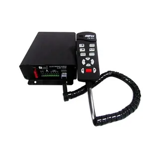 DC12V or DC24V 100W watt vehicle signal equipment security fire alarm electronic siren amplifier speaker FS-880-100W